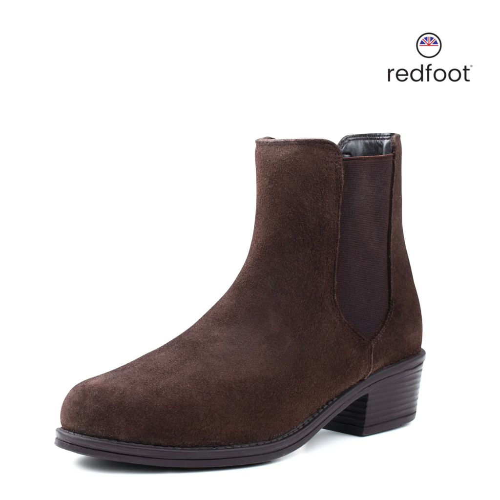 LADIES VICTORIA BROWN SUEDE CHELSEA BOOT