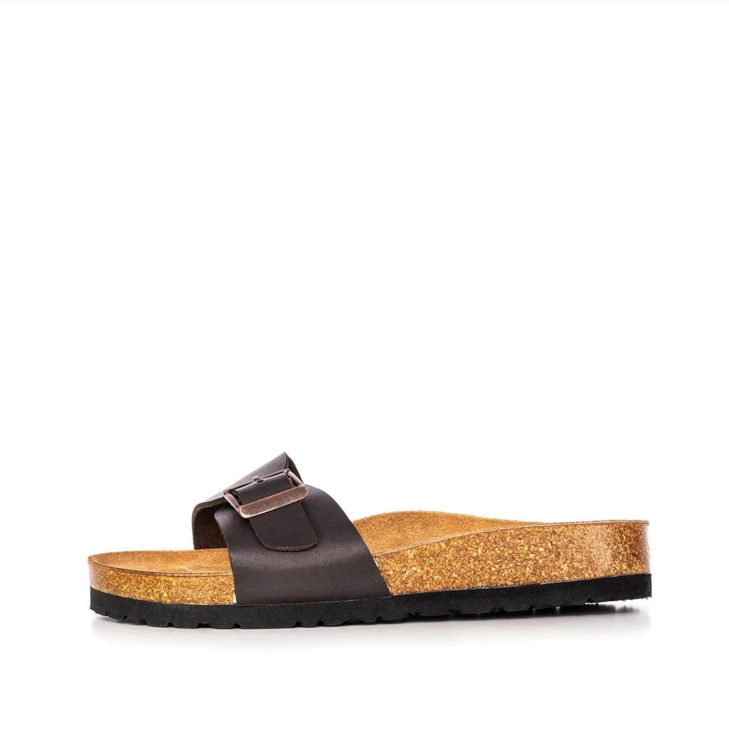 LADIES IVY BROWN CORK SANDAL