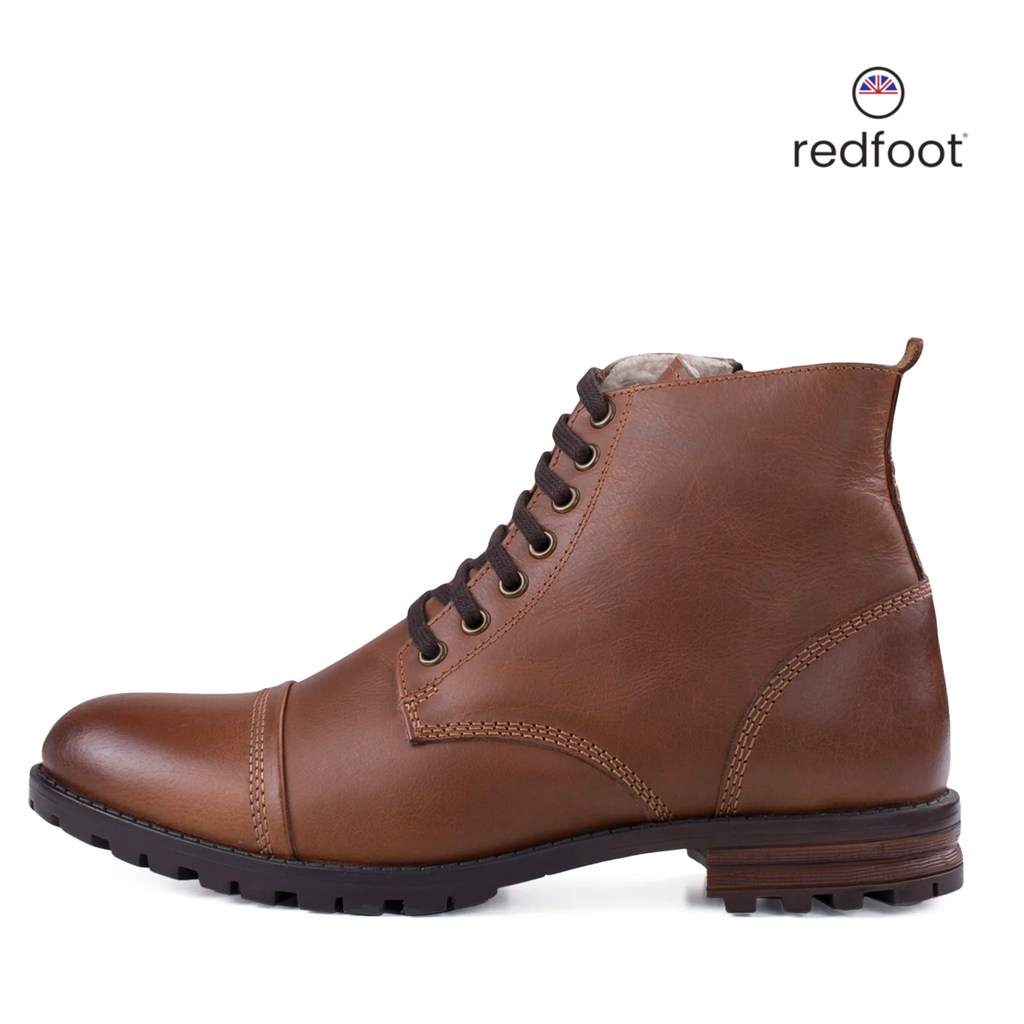 MENS DECKER TAN FUR LINED BOOT